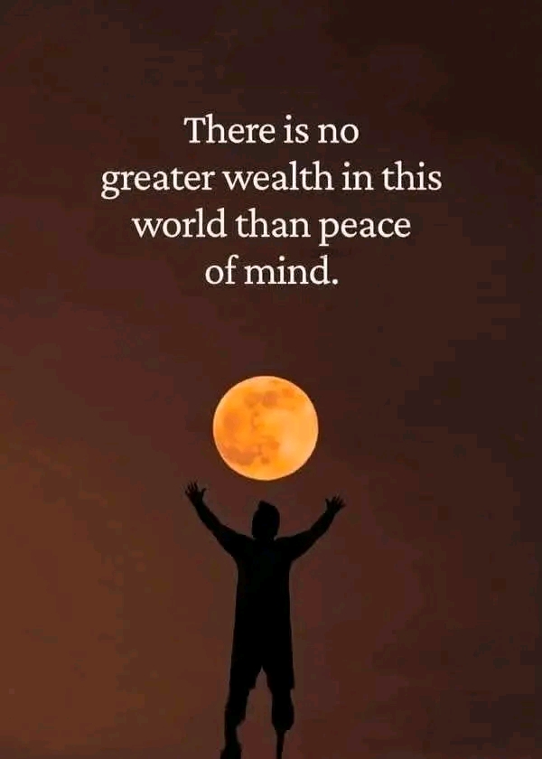 Peace of mind ✨✨💖