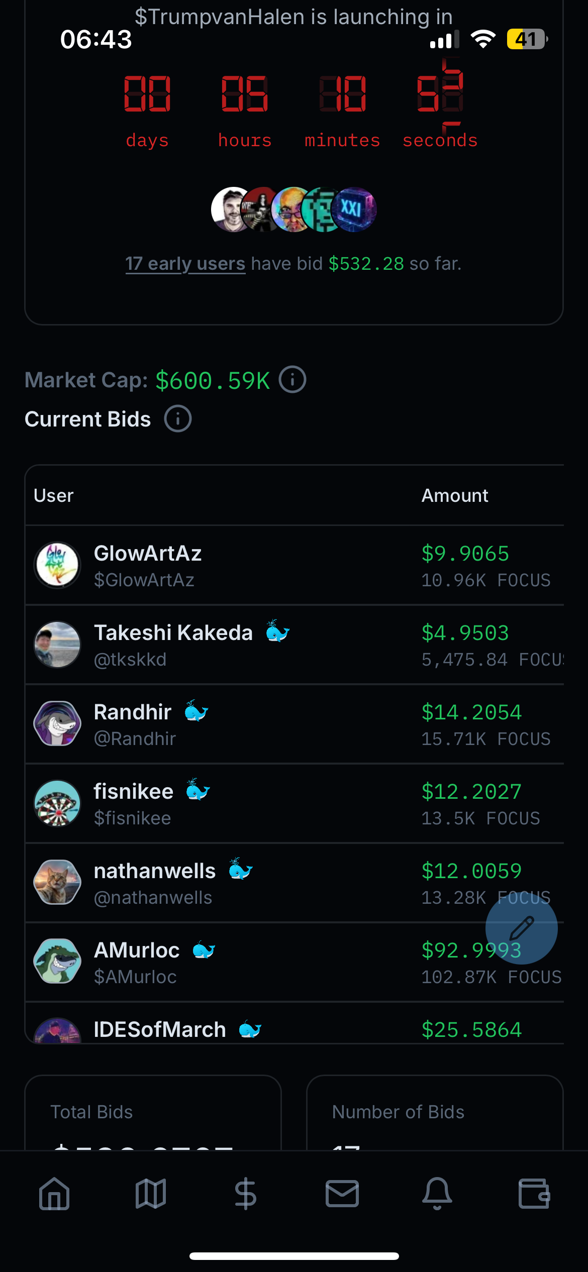 about 5 hours to go and @Randhir @nathanwells @GlowArtAz @fisnikee @IDESofMarch started bidding too. thanks 🙏 