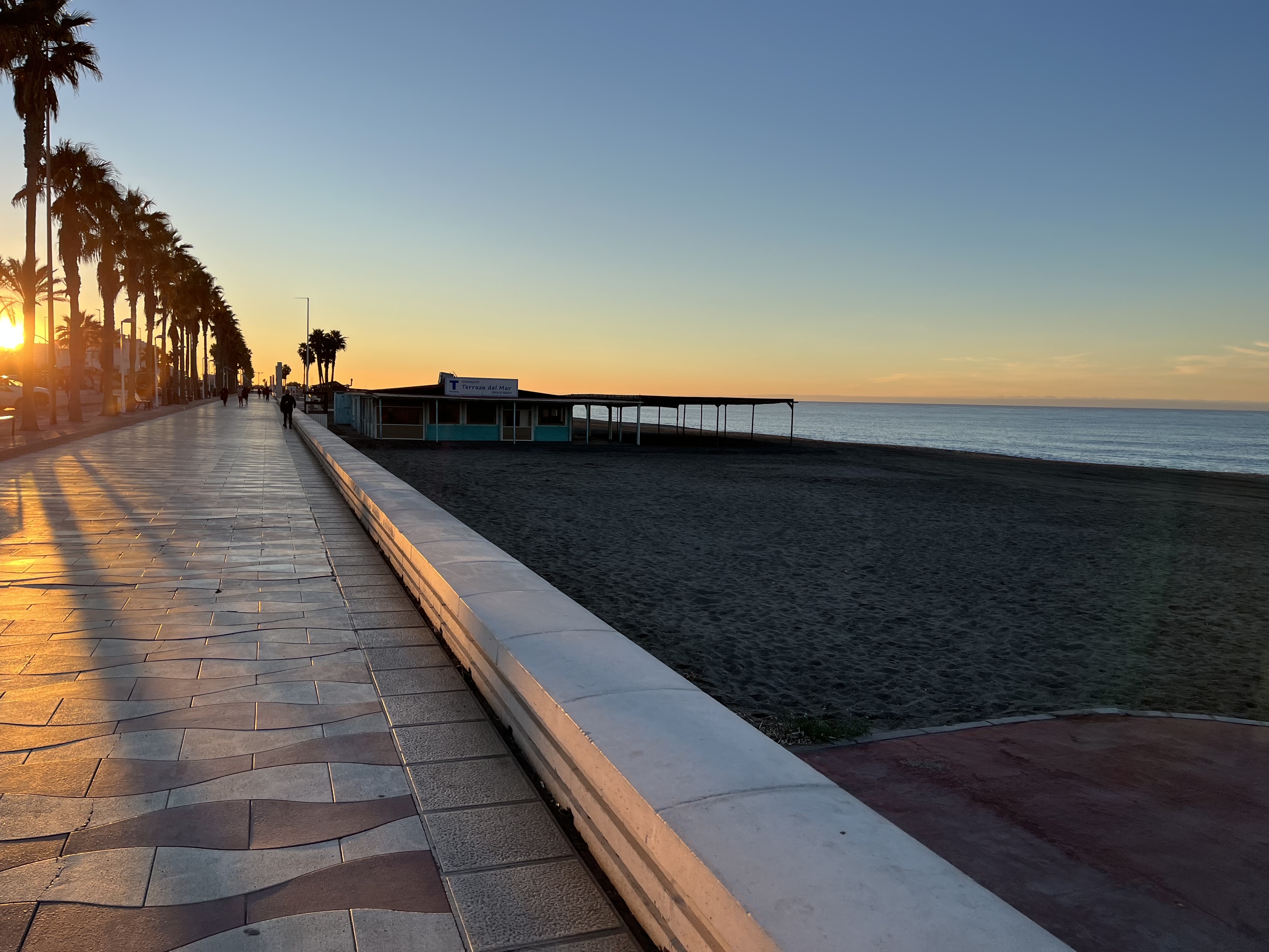 Sunrise in Almeria Spain. A few days ago.